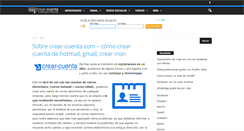 Desktop Screenshot of crear-cuenta.com