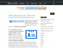 Tablet Screenshot of crear-cuenta.com
